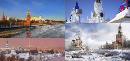 зимняя Москва