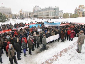 Акции протестов рыбаков в России