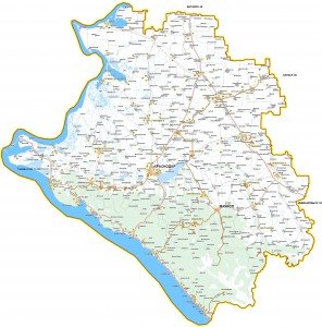 Карта Автодорог Краснодарского края