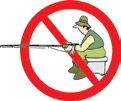 Рыбачить запрещено